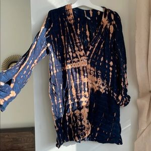 Rat & Boa long sleeve tie dye top size small